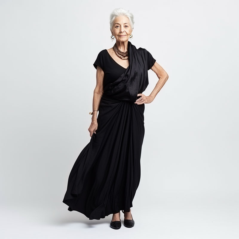 платье для пожилых женщин после 70