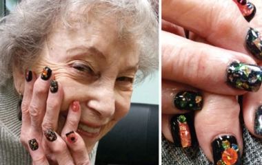 дизайн ногтей для пожилых женщин