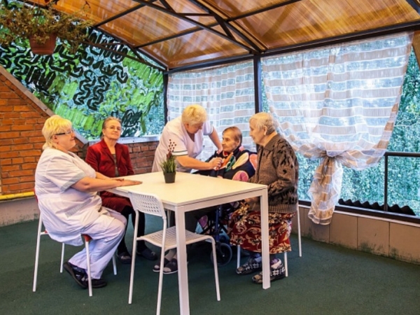 постояльцы дома Дом престарелых в Ильинском