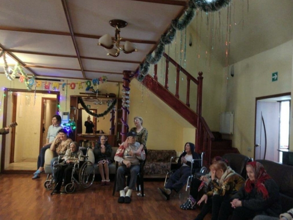 хол для отдыха Дом престарелых в Малаховке